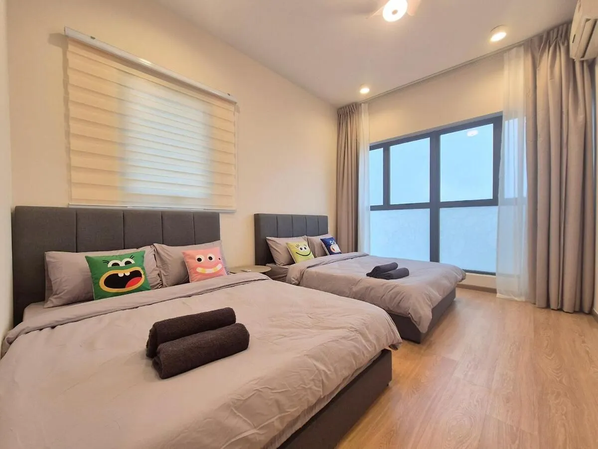 公寓 8 Pax 3 Room 3 Baths - Funky Pop Art Seaview Home 新山