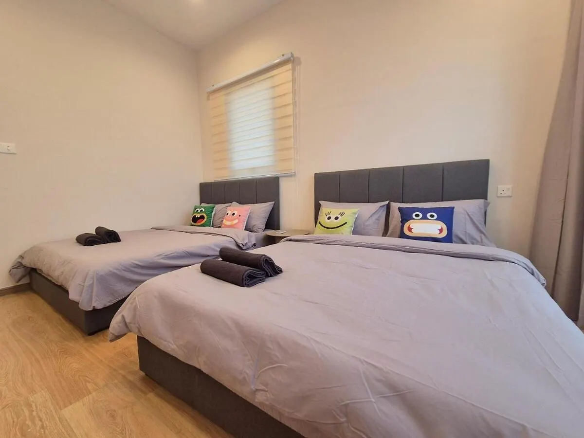 公寓 8 Pax 3 Room 3 Baths - Funky Pop Art Seaview Home 新山 马来西亚
