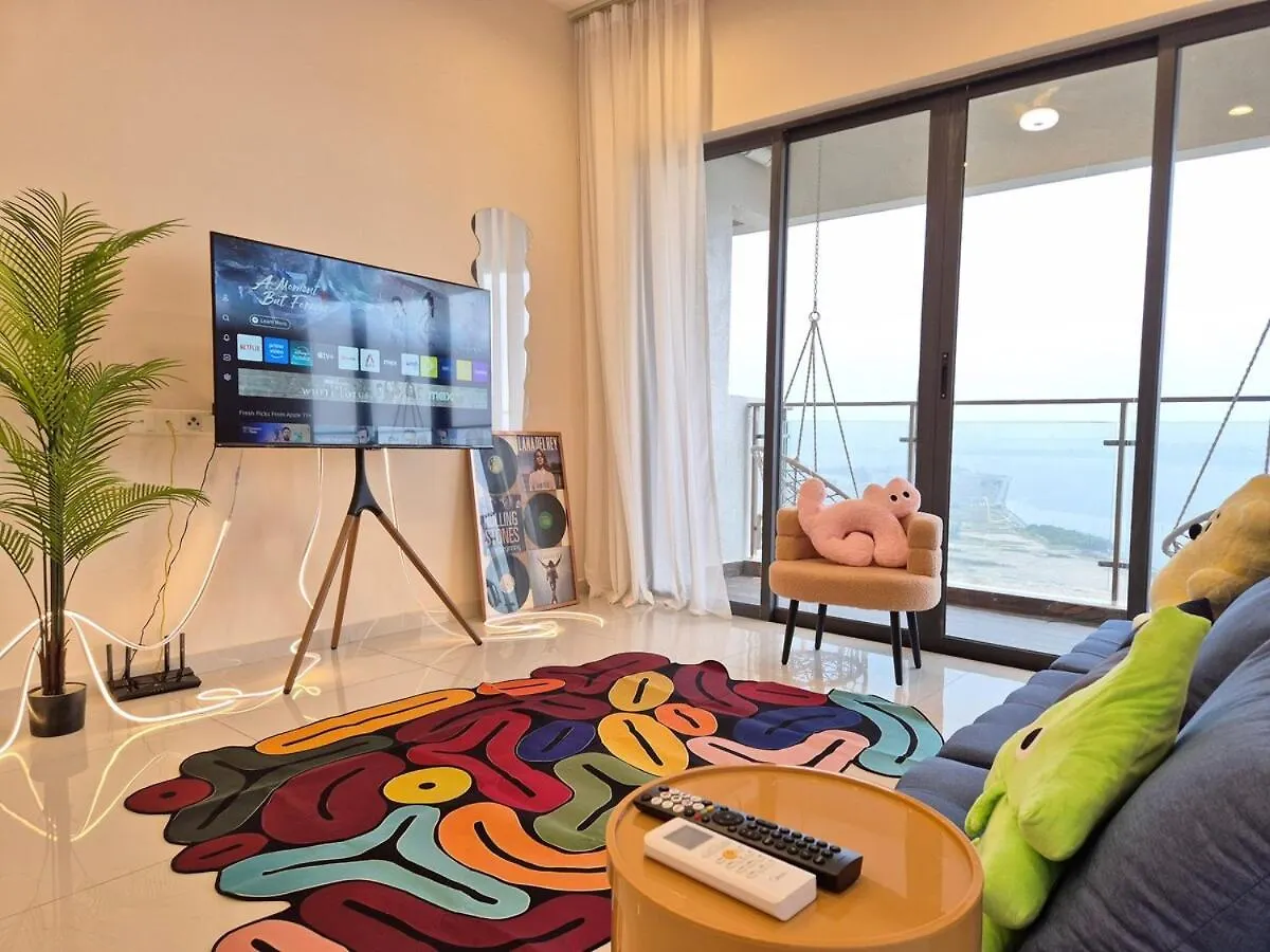 8 Pax 3 Room 3 Baths - Funky Pop Art Seaview Home 新山 0*,